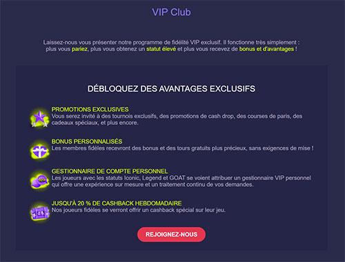 programme vip opabet casino